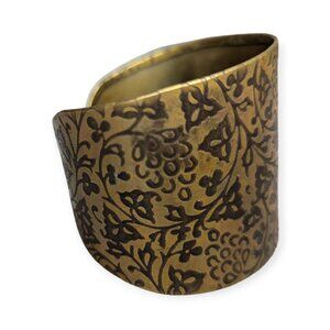 Ivy Vine Cuff Bracelet in Gold Tone